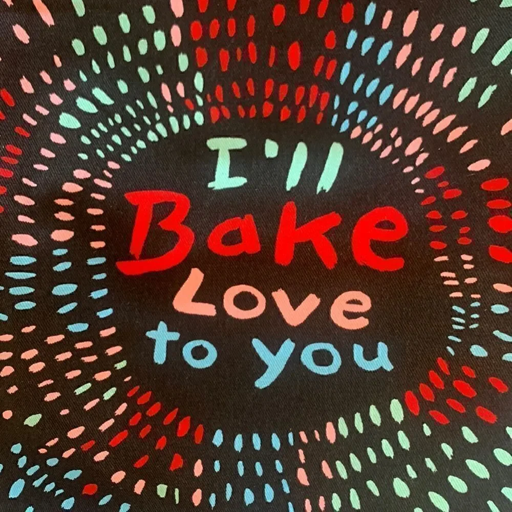 Blue Q Cotton Apron Bake Love to You! Unisex